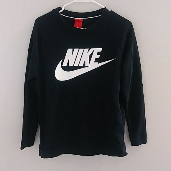 Nike Tops - Nike, black and white sweatshirt, women's medium